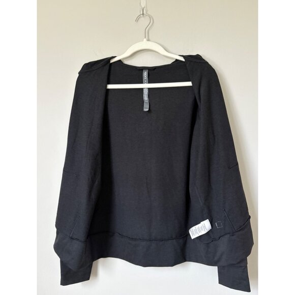 Vuori Halo Performance Hoodie 2.0 Soft DreamKnit Black Heather Stretch Medium - Picture 7 of 9